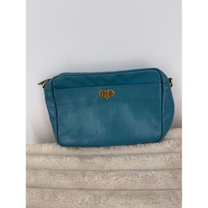 ❤️🔥Clare V. - Ocean Blue Turnlock Midi Sac Shoulder Bag - OS